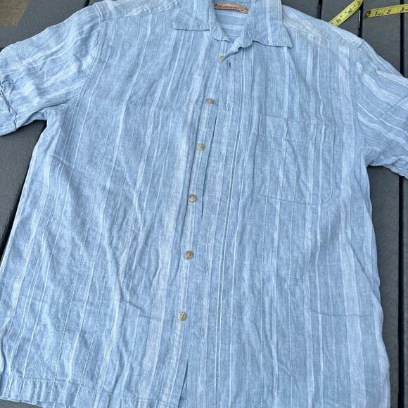 The Havanera Co short sleeve  button down shirt, women's size M - Picture 1 of 7